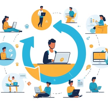 télétravail et présentiel travail ergonomique