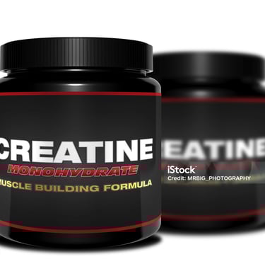 a couple of creatine containers