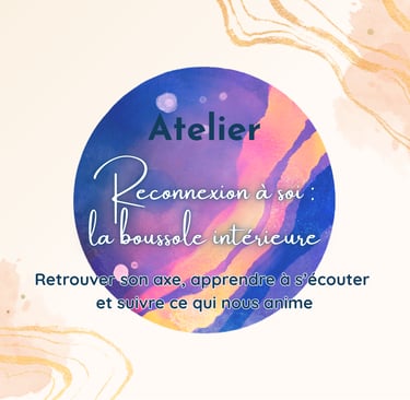 Eclaireuse Claire Samain Atelier Reconnexion à soi Boussole intérieure Aywaille