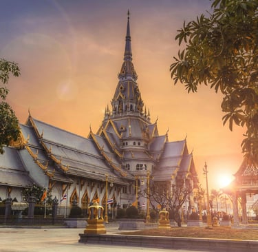 a temple in thailand