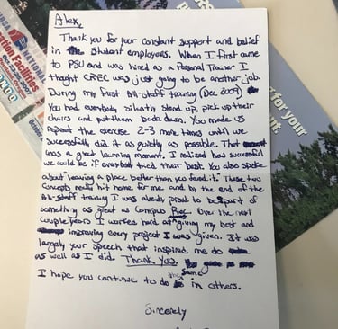 Thank you card