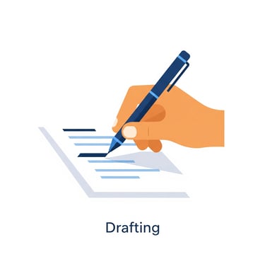 illustrative image 6 - Drafting - to show stage 2 of Contracts & Agreements 
