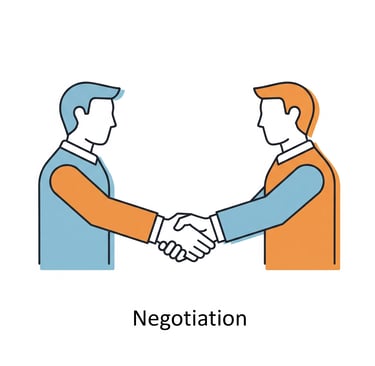illustrative image 7 - Negotiate- to show stage 3 of Contracts & Agreements 