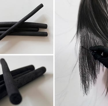 Barras de carboncillo natural o de sauce (Willow charcoal)