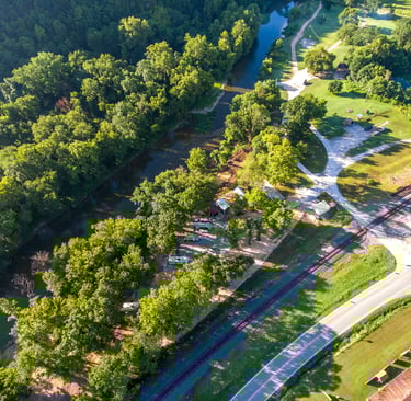 Business photograph taken by drone in Lanagan, Missouri 