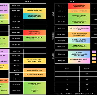 alt =planning danse gujan 