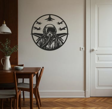 Modern metal wall art, contemporary home decor pieces