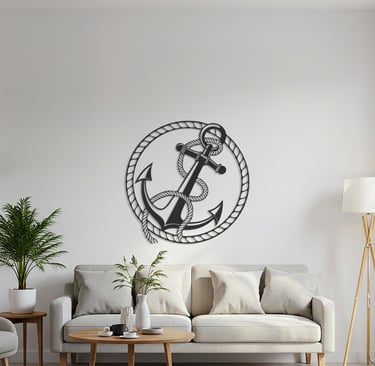 Modern metal wall art, contemporary home decor pieces