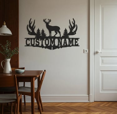 Modern metal wall art, contemporary home decor pieces