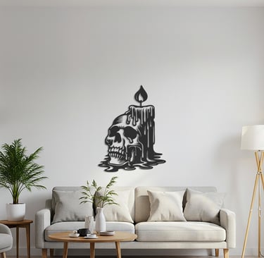 Modern metal wall art, contemporary home decor pieces