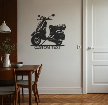 Modern metal wall art, contemporary home decor pieces