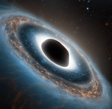 Illustration of Big Bang vs Black Hole theory showing universe formation and collapse explained by S