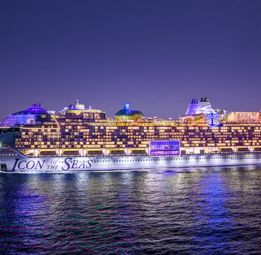 Royal Caribbean cruise ship offering adventure-filled voyages to top destinations.