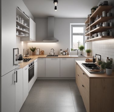 Cozinha com móveis planejado