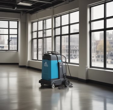 A minimalist arrangement of eco-friendly cleaning products including various bottles, containers, and packaging. The items are neatly placed on a soft beige fabric backdrop, emphasizing a sustainable and natural aesthetic.