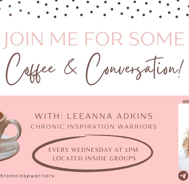 Coffee & Conversation - Wednesdays at 1pm