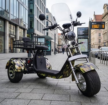 scooter électrique 3 roues usages professionnels et loisirs