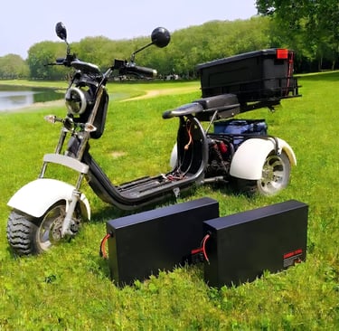 batterie scooter électrique 3 roues recharge et autonomie