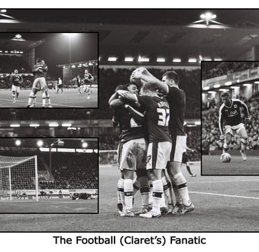 photograph of football, soccer, BFC, Clarets