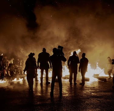 Documentary Photography, people, news, Tarl Barl's New Year Celebrations, Allendale  