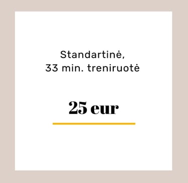 standartine neuroptimal treniruote kaina