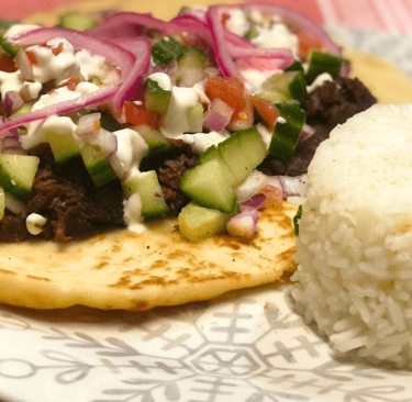 gyro and rice
