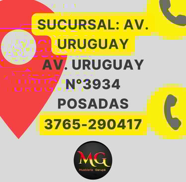 address and telephone number of one of the furniture store's branches uruguay 3924