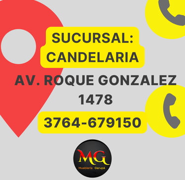 address and telephone number of one of the furniture store's branches av. r gonzalez 1478 candelaria
