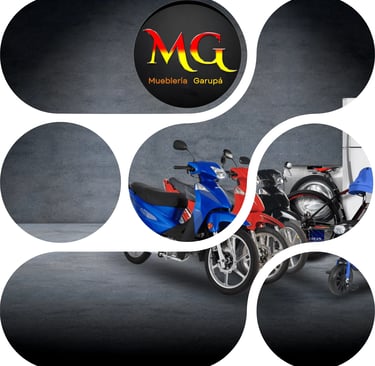a group of motorcycles parked in front of a building