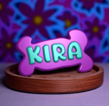 Placa para perro personalizada