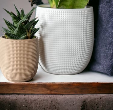 Maceta para interiores impresa en 3D