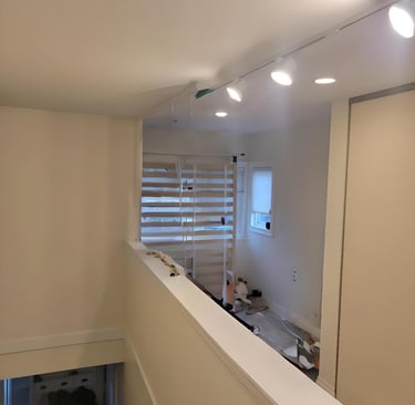 empty space before to change a private room
