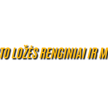 sporto lozes renginiai