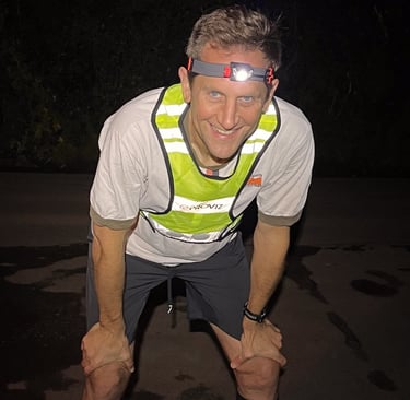 Marcus recovering after running at night