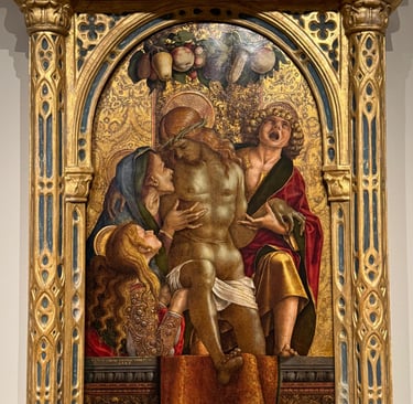 Carlo Crivelli, The Lamentation Over the Dead Christ, 1485, Museum of Fine Arts Boston