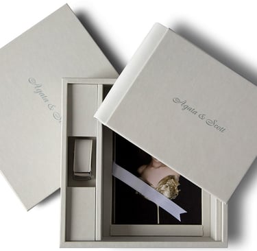 Coffret Box Album + cle USB avec tirages photo