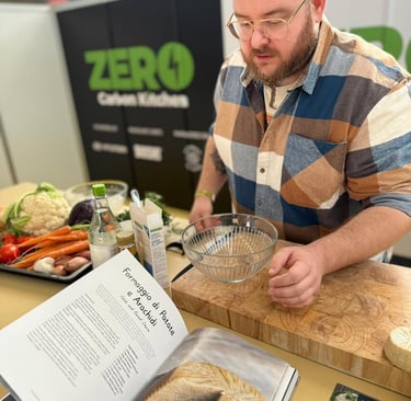 Vegan Bear Gabriele Showcooking