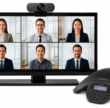 Business video conferencing and collaboration solutions