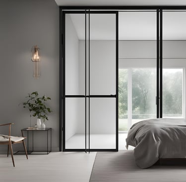 Drzwi przesuwne szklane