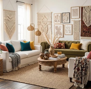Bohemian Living Room Inspiration: Cozy, Neutral, and Relaxed Spaces to Love