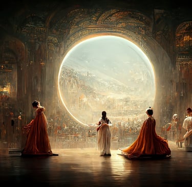 Théâtre D'opéra Spatial an award-winning image artist Jason M. Allen made using AI.