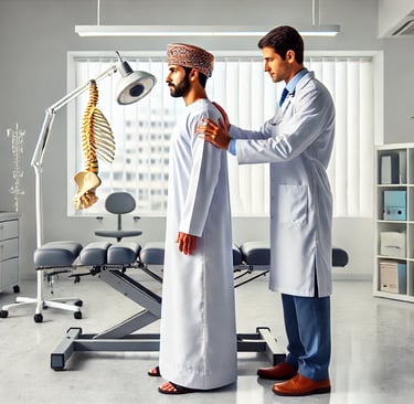 تشخيص الجنف وأشكال تقوس الظهر المختلفة