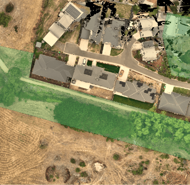 land survey and lot demarcation using drone 
