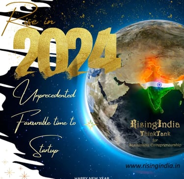 New Year 202 wishes from India's first venture studio RisingIndia ThinkTank