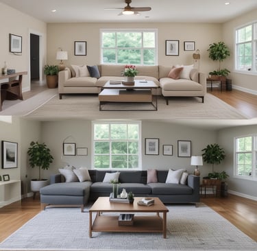A well-maintained residential property with a beautiful facade.