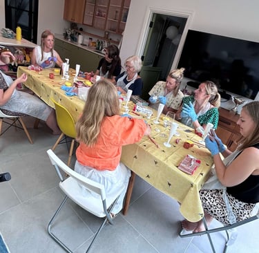 boob pot making hen party