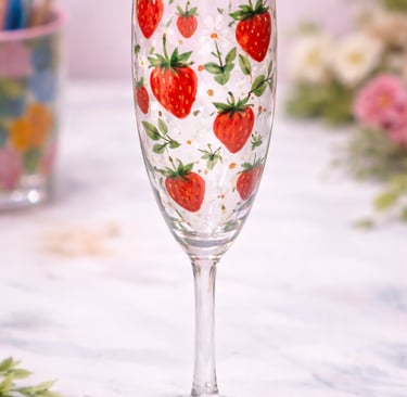 Mobile glass painting workshop for a hen party in a private venue