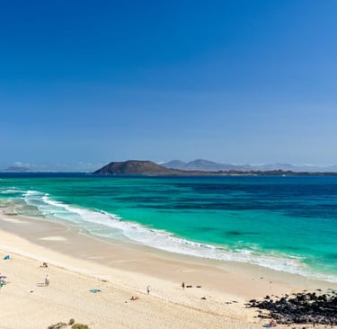 Playa del Medano, Fuerteventura, Canary Islands, Spain