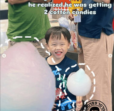 Cotton candy cart corporate event