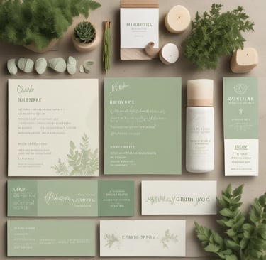 A collection of handmade wellness goods displayed beautifully.